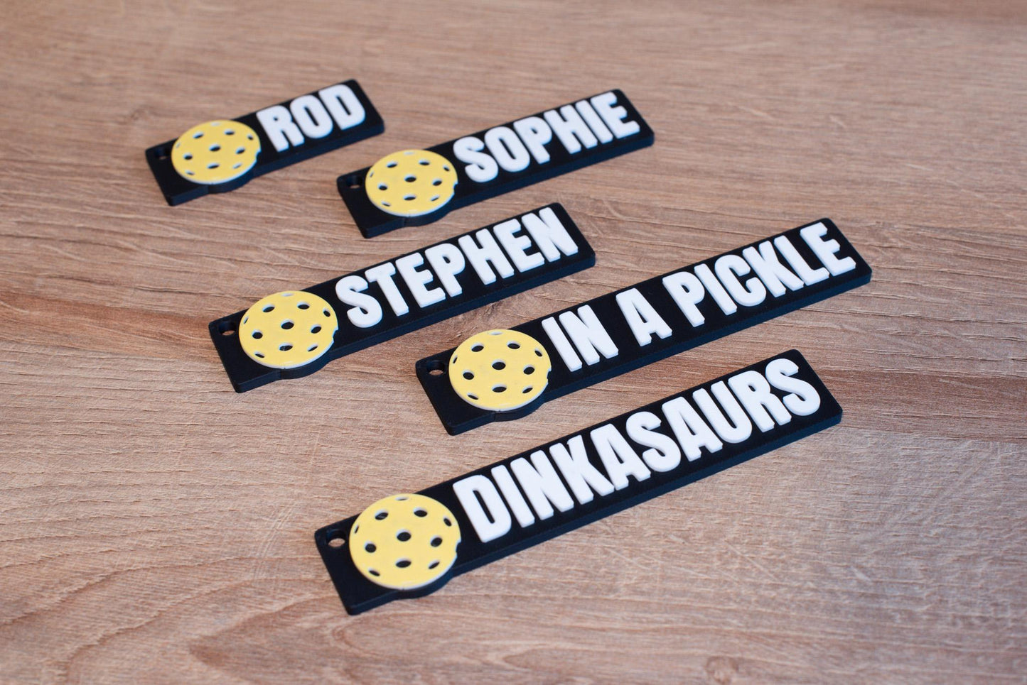 Personalised Pickleball Keychain – Perfect for Pickleball Teams & Fans - Present for Pickleball Professionals