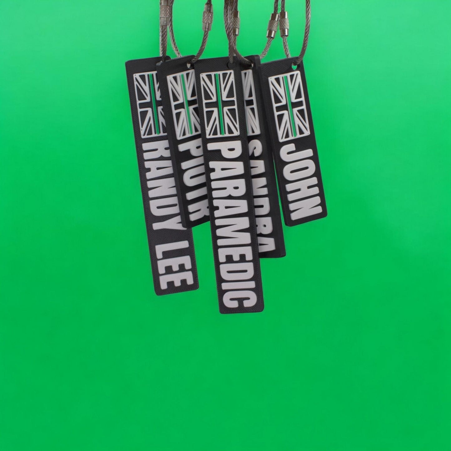 Personalised Paramedic Keychain - Customised Paramedic Present, Unique Gift Emergency Medical Service Workers