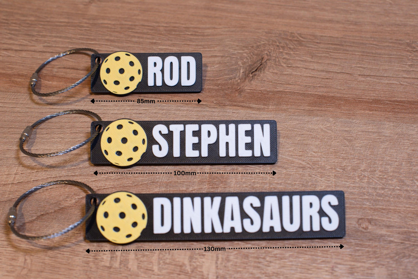 Personalised Pickleball Keychain – Perfect for Pickleball Teams & Fans - Present for Pickleball Professionals