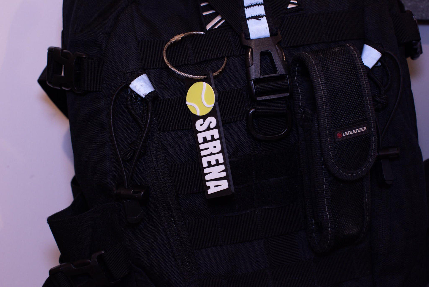 Personalised Tennis Keyring – Perfect for Tennis Teams, Clubs & Fans - Gift for Tennis Players - Present for Gym bag