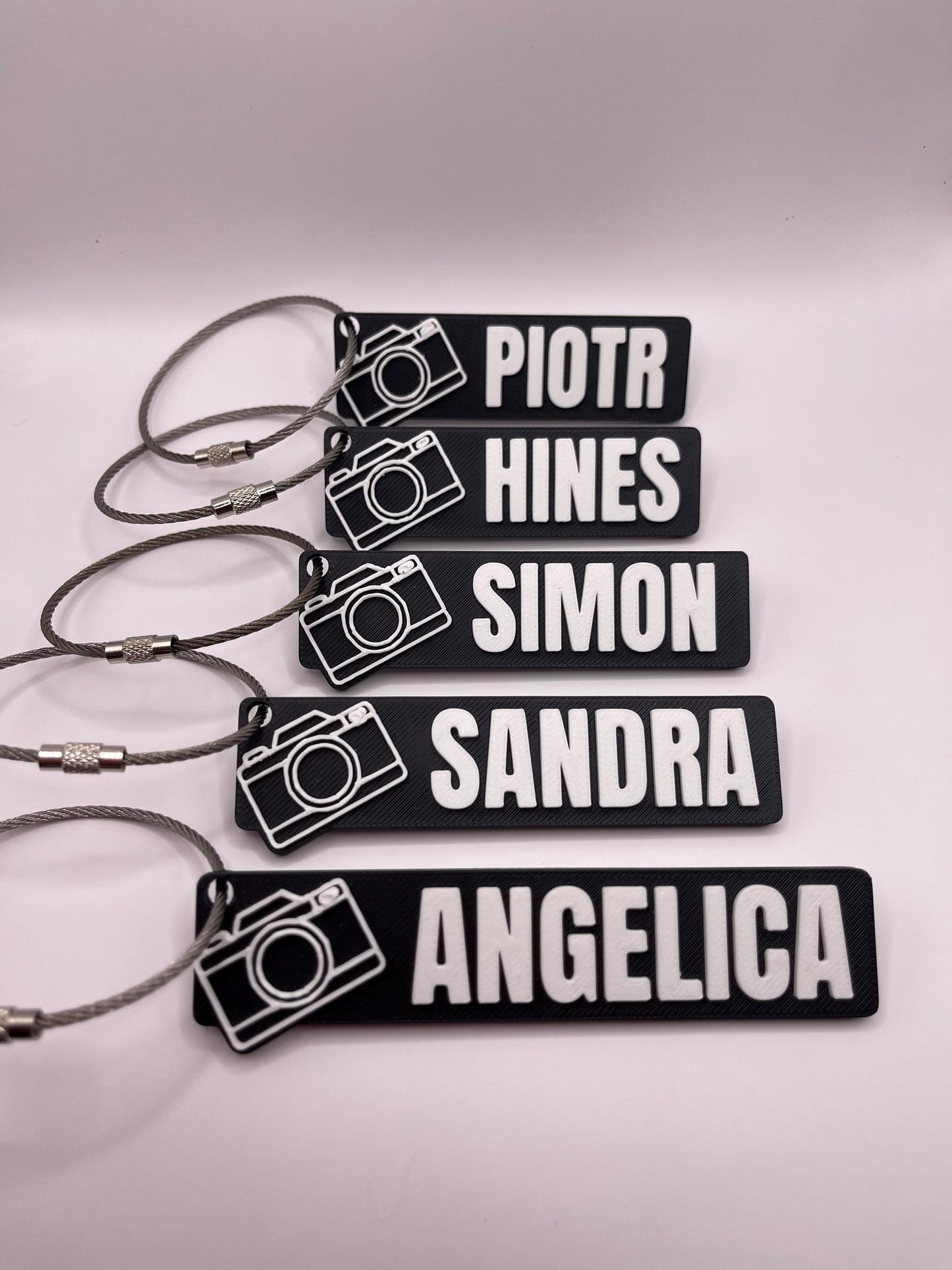 Personalised Photographer Keychain – Custom Camera Keychain & Photography Gift