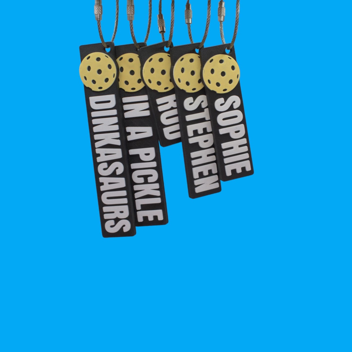 Personalised Pickleball Keychain – Perfect for Pickleball Teams & Fans - Present for Pickleball Professionals