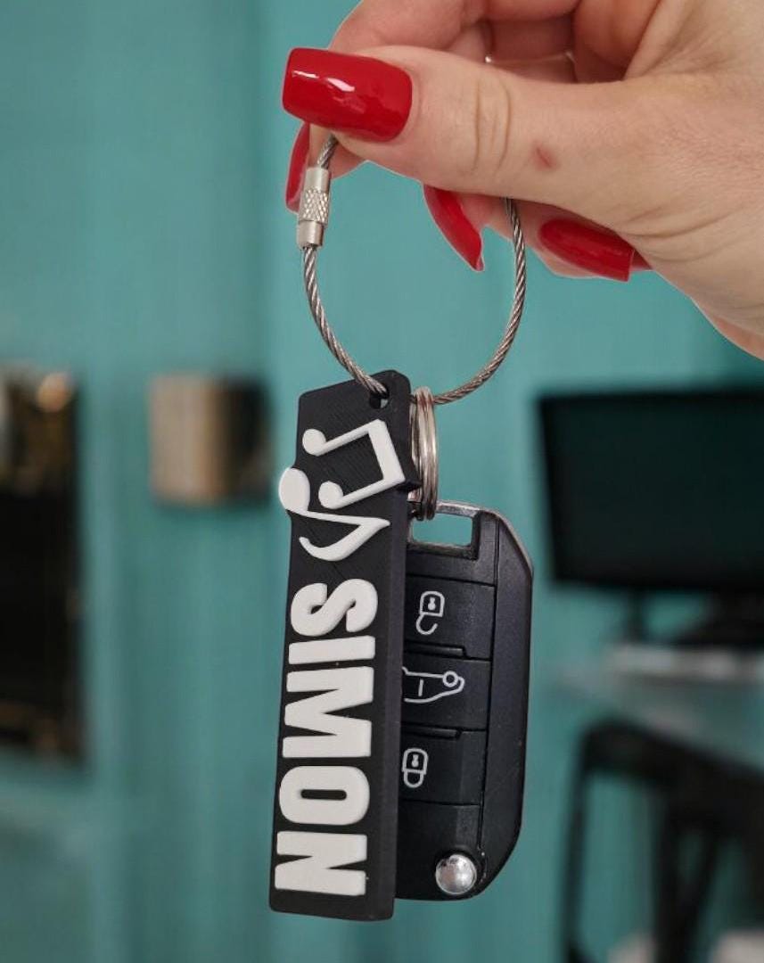Personalised Music Keychain – Perfect for Musicians, Music Students & Music Lovers!