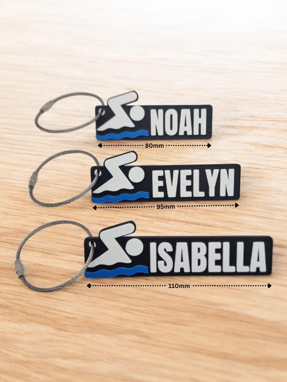 Personalised Water Sports Keychain – Ideal for Swimmers, Divers, Synchronized Swimming, and Water Polo Teams!