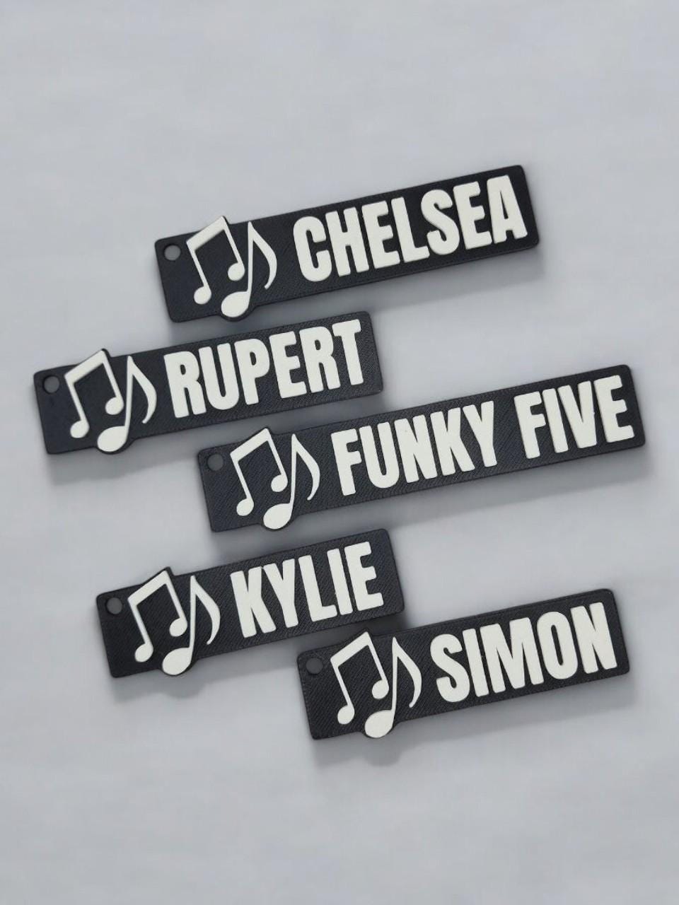 Personalised Music Keychain – Perfect for Musicians, Music Students & Music Lovers!