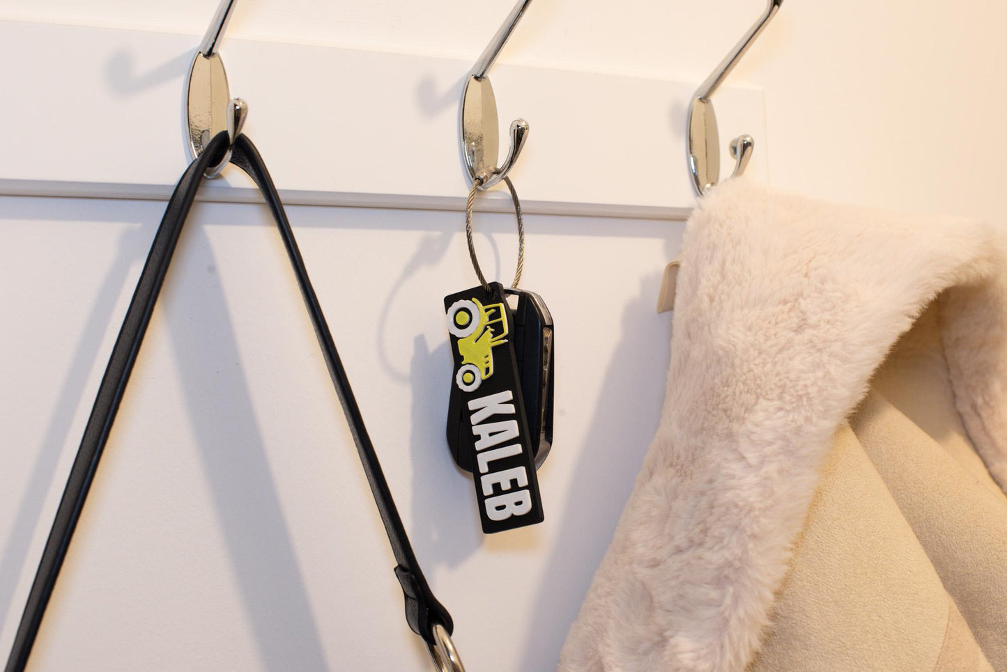 Personalised Tractor Keyring – Perfect for Farmers, Agricultural Workers & Tractor Fans - Present for Young Farmer