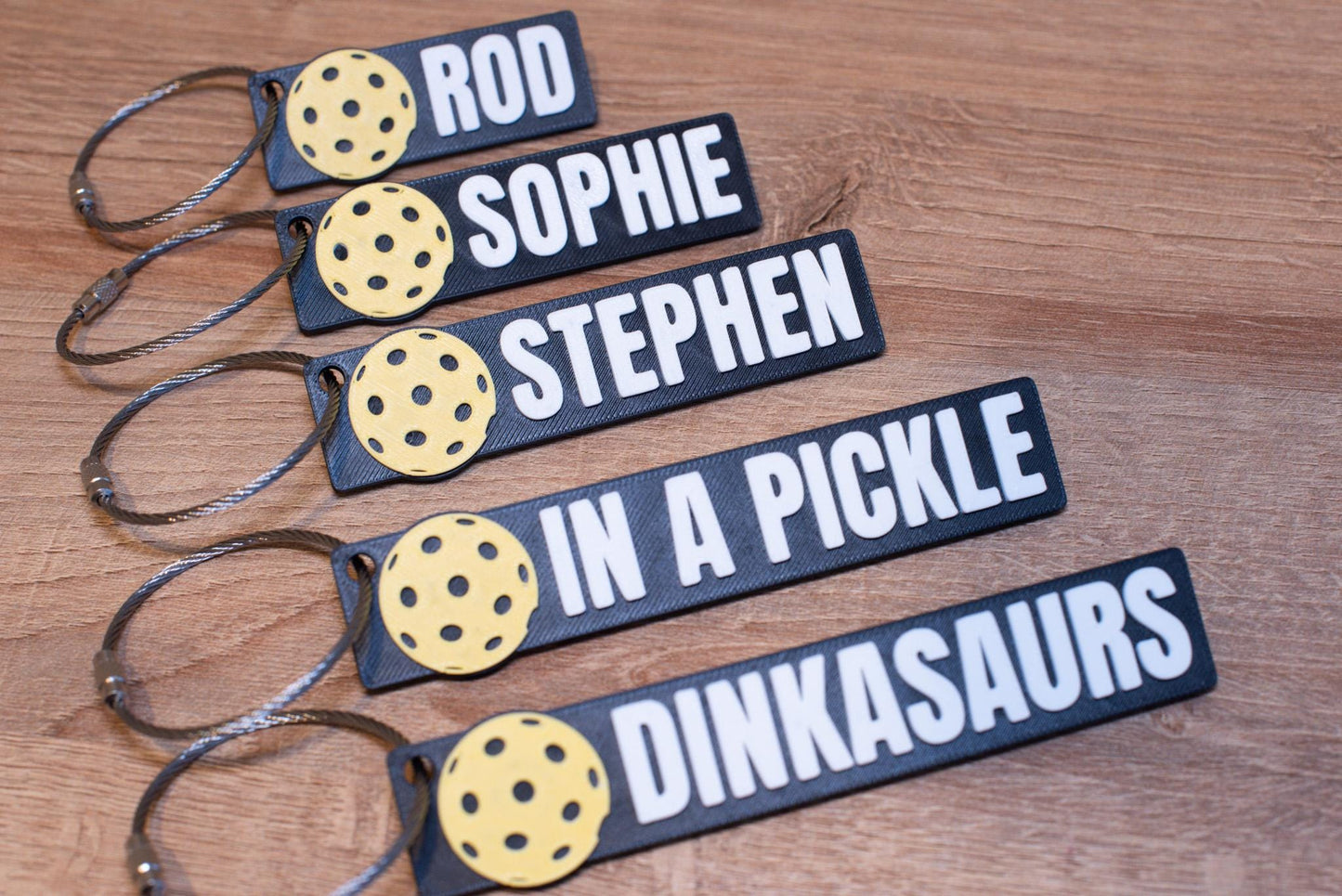 Personalised Pickleball Keychain – Perfect for Pickleball Teams & Fans - Present for Pickleball Professionals