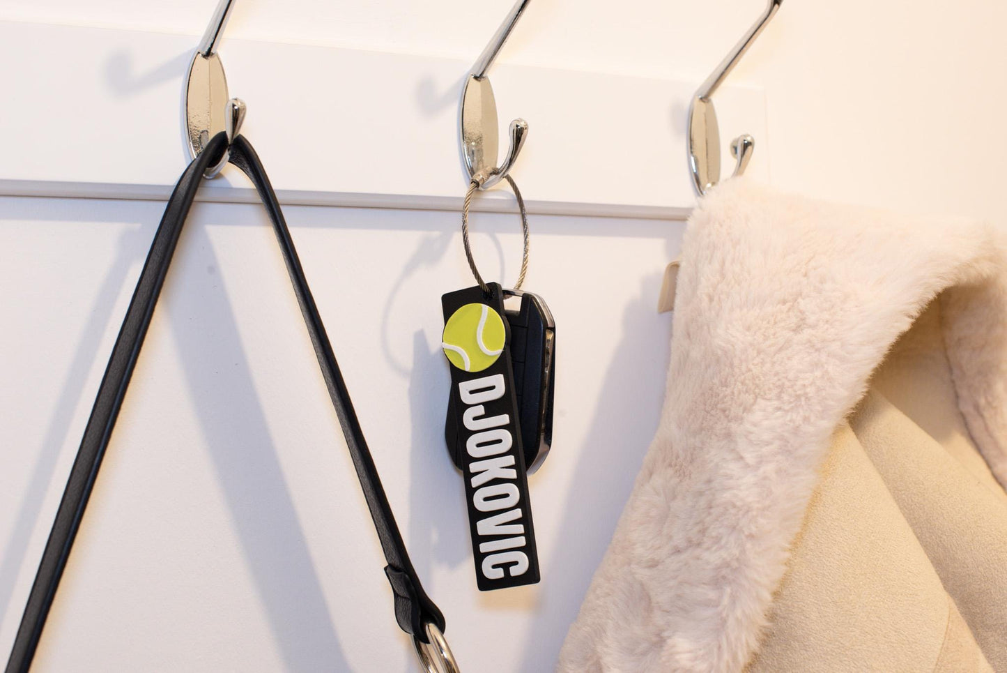 Personalised Tennis Keyring – Perfect for Tennis Teams, Clubs & Fans - Gift for Tennis Players - Present for Gym bag