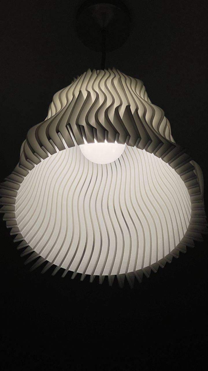 Modern Light Shade | Hanging Ceiling Lamp Shade for Kitchen Island Decor Living Room Bedroom Dining Hall Bar