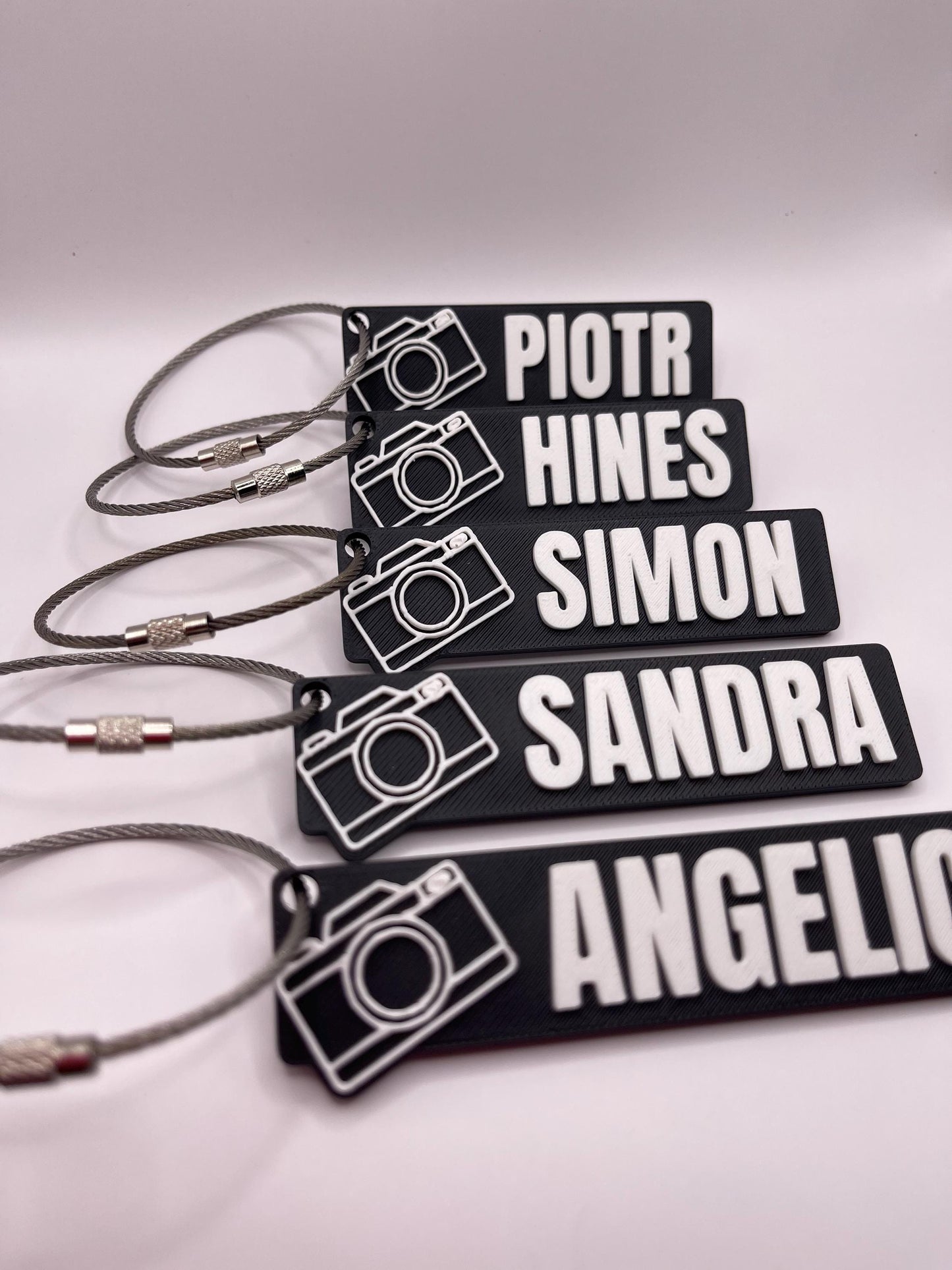 Personalised Photographer Keychain – Custom Camera Keychain & Photography Gift