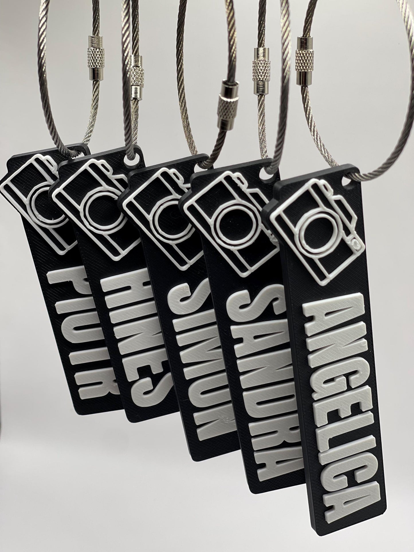 Personalised Photographer Keychain – Custom Camera Keychain & Photography Gift