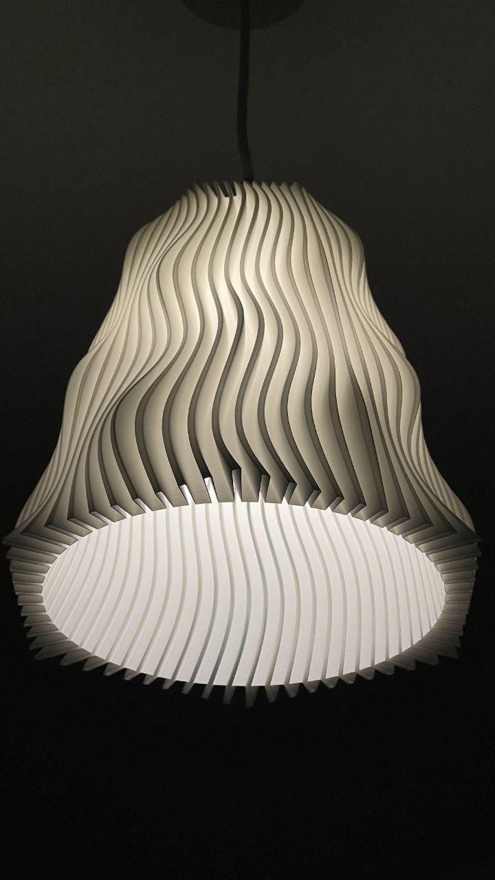 Modern Light Shade | Hanging Ceiling Lamp Shade for Kitchen Island Decor Living Room Bedroom Dining Hall Bar