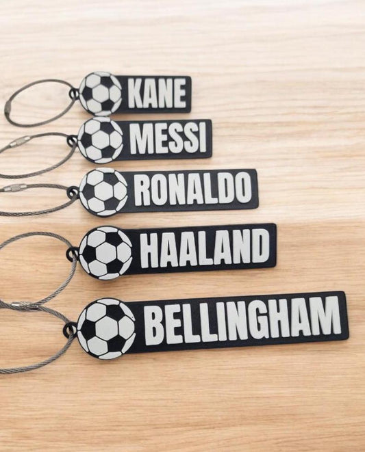 Personalised Football Keychain – Unique Gift for Football Fans, Teams, and Clubs! - Coach & Referee Sports Gift